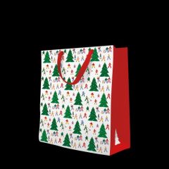 Christmas Hustle papír ajándéktáska large 26,5x33,5x13cm