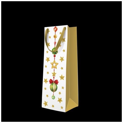 Adorned Ornaments papír ajándéktáska italos 12x37x10cm