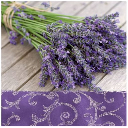 Lavender in the Country papírszalvéta 33x33cm,20db-os