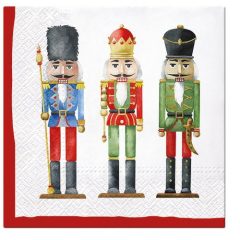 Nutcrackers Soldiers papírszalvéta 33x33cm, 20db-os