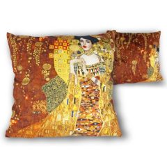 Párna 45x45cm,polyester,  Klimt:Adele Bloch