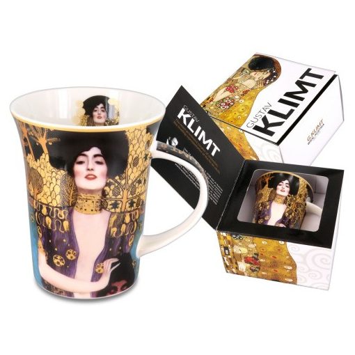 Porcelánbögre Klimt dobozban,350ml,Klimt:Judith