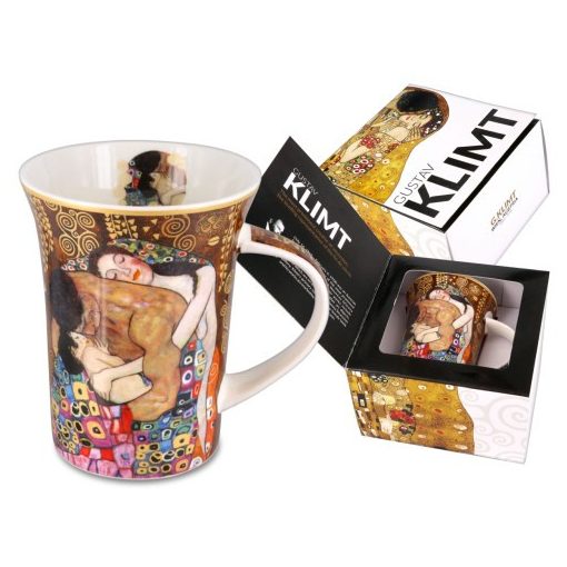 Porcelánbögre Klimt dobozban,350ml,Klimt:The Family