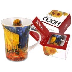   Porcelánbögre Van Gogh dobozban, 350ml, Van Gogh: Kávéház éjjel