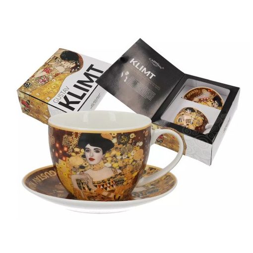 Porceláncsésze+alj, 250ml, Klimt:Adele