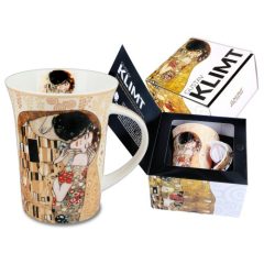 Porcelánbögre, Klimt dobozban, 350ml, Klimt: The Kiss