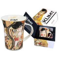 Porcelánbögre, Klimt dobozban, 350ml, Klimt: Vegyes