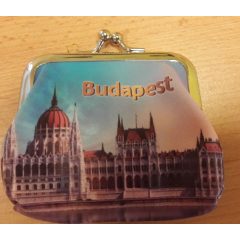 Műanyag csatos pénztárca Budapest országház