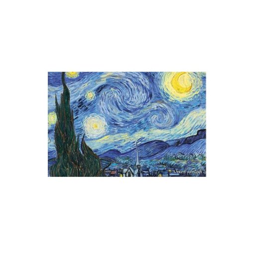 Fakeretes művászonkép 30x40cm, Van Gogh: Csillagos éj