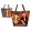 Válltáska kétoldalas 46x11x38cm műanyag, Modigliani