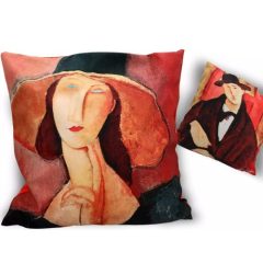 Párna 50x50cm, polyester, Modigliani