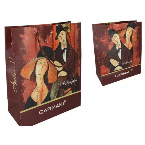 Ajándéktáska papír 40x30x15cm, Modigliani