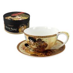 Porceláncsésze+alj 360ml dobozban, Klimt: Adele Bloch