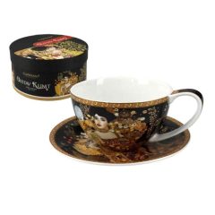 Porceláncsésze+alj 360ml dobozban, Klimt: Adele 