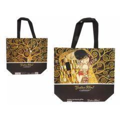   Válltáska kétoldalas,30x10x25cm,műanyag,Klimt: The Kiss/Életfa
