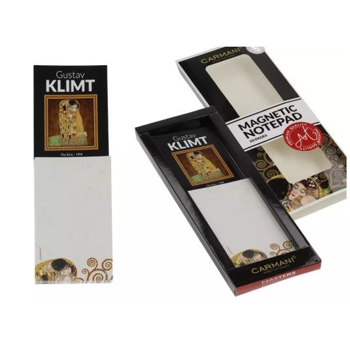 Mágneses notesz 18x22cm ,Klimt:The Kiss