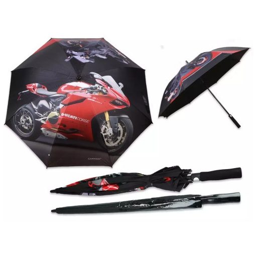Esernyő, hossz: 93 cm, dia: 120 cm, Ducati Corse és Kawasaki Ninja