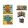 Parafa poháralátét 2db-os szett 10,5x10,5cm, Van Gogh: Napraforgók/Íriszek