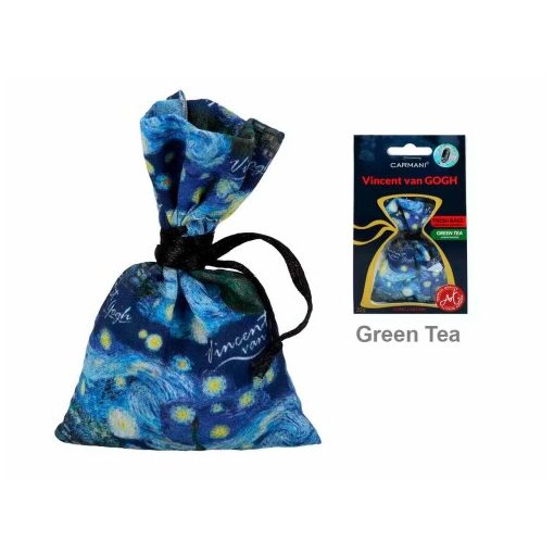 Illatzsák 8cm, Van Gogh: Csillagos éj, Green Tea