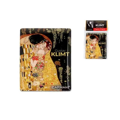 Hűtőmágnes 50x70mm, Klimt: The Kiss
