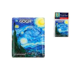 Hűtőmágnes 50x70mm, Van Gogh: Csillagos éj