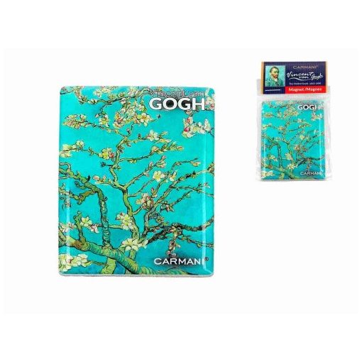 Hűtőmágnes 50x70mm, Van Gogh: Mandulavirágzás