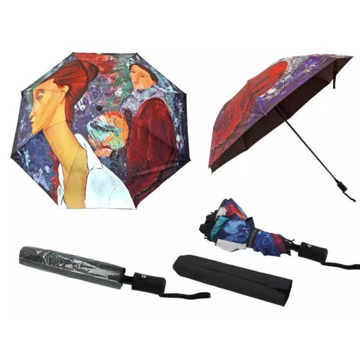 Automata esernyő 100cm,összezárva 24cm,Modigliani: Lunia Chechowska