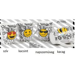 Emotka porcelánbögre 360ml