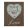 Kisbabás képkeret barna "Love" felirattal, 22x17cm