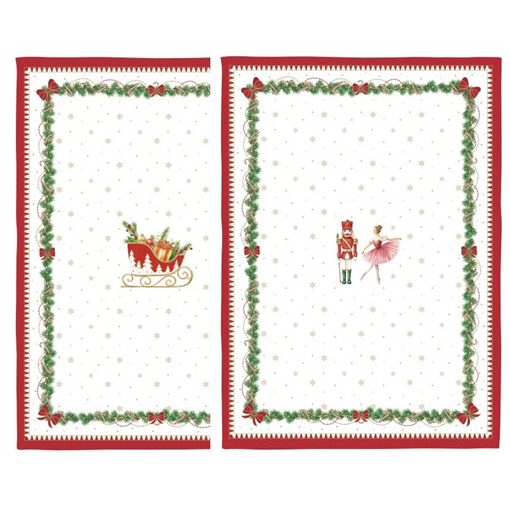 Konyharuhaszett 2 db-os 50x70cm, 100% pamut, Magie de Noel