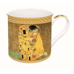 Porcelánbögre dobozban,300ml,Klimt:The kiss
