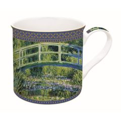   Porcelánbögre dobozban 300ml,Monet:Vízililiom és Japán híd