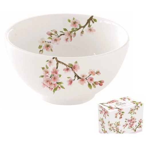 Porcelántálka 12cm,dobozban,Sakura