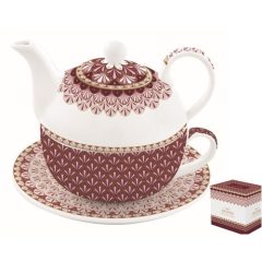   Porcelán egyszemélyes teáskészlet 350ml+350ml, dobozban, Atmosphere