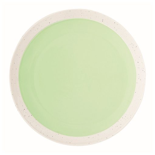 Porcelán desszerttányér 19cm, Pastel & Trend Green