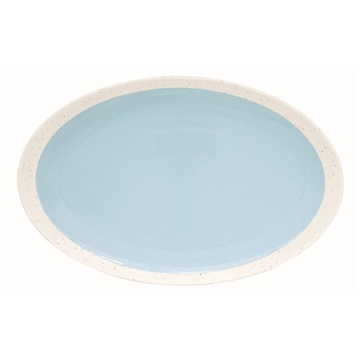 Porcelántálca ovál, 36x23,5cm, Pastel & Trend Blue