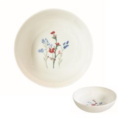 Porcelán mélytányér 18cm, Mille Fleurs Blue