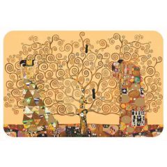   Műanyag tányéralátét 45x30cm, Klimt:Életfa/The Kiss/Beteljesülés