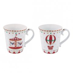   Christmas Wonderland porcelán 2db-os bögre szett díszdobozban