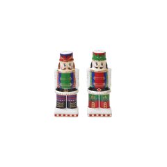   Nutcrackers porcelán sószóró-borsszóró szett, 9cm, díszdobozban