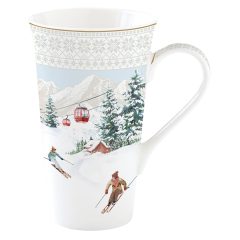 Chalet porcelán bögre 600ml, díszdobozban