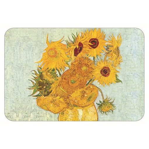 Műanyag tányéralátét 45x30cm,Van Gogh: Napraforgók