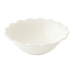 Porcelántál 24cm, Fleuri white