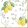 Papírszalvéta 33x33cm, Fleurs et Citrons, 20db-os