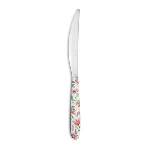 Rozsdamentes kés műanyag dekorborítású nyéllel, 22,5cm, Botanic Chic