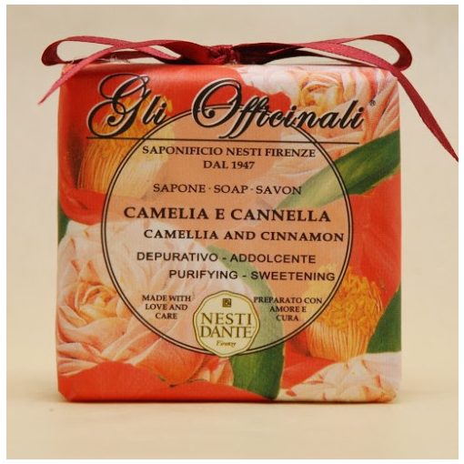 Gli Officinali,camellia and cinnamon szappan 200g
