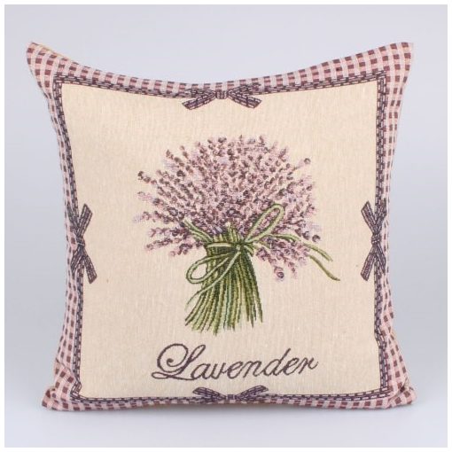 Textil párnahuzat 40x40cm, Lavender