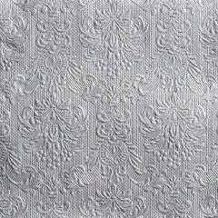   Elegance silver dombornyomott papírszalvéta 40x40cm,15db-os