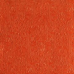  Elegance orange dombornyomott papírszalvéta 33x33cm,15db-os