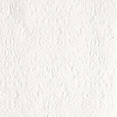 Elegance White dombornyomott papírszalvéta 25x25cm,15db-os